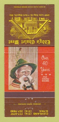 Matchbook Cover - Eddy's Chalet West North Ridgeville OH 30 Strike