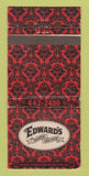 Matchbook Cover - Edwards' Dining Saloon El Monte CA 30 Strike