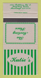 Matchbook Cover - Kutie's Meeting Place Mississauga ON 30 Strike