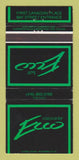 Matchbook Cover - Bar Ecco Toronto ON Ristorante 30 Strike