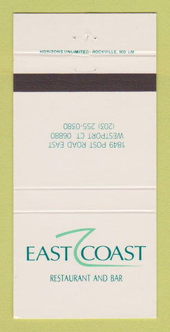Matchbook Cover - East Coast Restaurant Westport CT 30 Strike