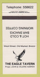 Matchbook Cover - Eagle Tavern Bristol QC? 30 Strike