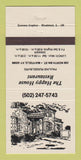 Matchbook Cover - Happy House Restaurant Mayfield KY 30 Strike