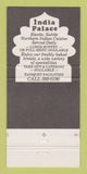 Matchbook Cover - India Palace Restaurant Dallas TX 30 Strike