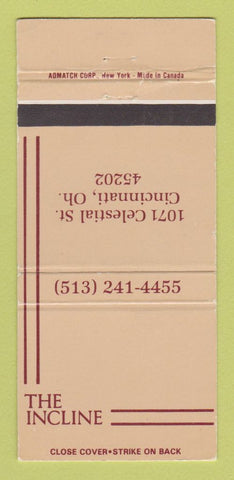 Matchbook Cover - The Incline Restaurant Cincinnati OH 30 Strike