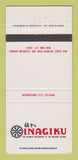 Matchbook Cover - Inagiku Japanese Restaurant New York City 30 Strike