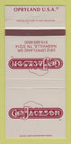 Matchbook Cover - Gen Jackson Nashville TN Opryland 30 Strike