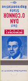 Matchbook Cover - Vote Dan O'Connor State Representative