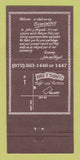 Matchbook Cover - John Y Mingle's Cafe Terrell TX 30 Strike