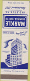 Matchbook Cover - Markle Banking  and  Trust Hazleton PA