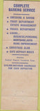 Matchbook Cover - Markle Banking  and  Trust Hazleton PA