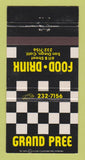 Matchbook Cover - Grand Pree Restaurant San Diego CA 30 Strike