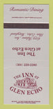 Matchbook Cover - Inn at Glen Echo MD 30 Strike