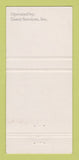 Matchbook Cover - The Garden Cafe Washington DC National Gallery Art 30 Strike