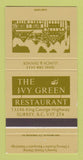 Matchbook Cover - Ivy Green Restaurant Surrey BC 30 Strike