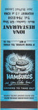 Matchbook Cover - Iona Restaurant ON Canada