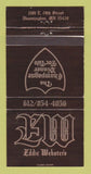 Matchbook Cover - Eddie Webster's Restaurant Bloomington MN  30 Strike