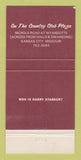 Matchbook Cover - Harry Starke's Restaurant Kansas City MO 30 Strike