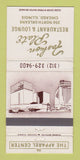 Matchbook Cover - Fashion Plate Restaurant Chicago IL WEAR 30 Strike