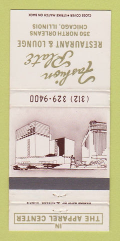 Matchbook Cover - Fashion Plate Restaurant Chicago IL WEAR 30 Strike
