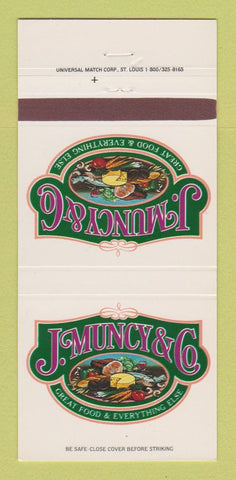 Matchbook Cover - J Muncy Restaurant Phoenix Mesa AZ 30 Strike