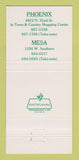 Matchbook Cover - J Muncy Restaurant Phoenix Mesa AZ 30 Strike