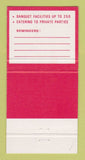 Matchbook Cover - Feed Mill Dining Lounge Camrose AB 30 Strike