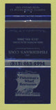 Matchbook Cover - Fisherman's Wharf Restaurant Fort Myers Beach FL 30 Strike
