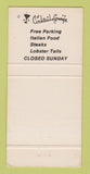 Matchbook Cover - Febo Restaurant Italian Chicago IL WEAR 30 Strike