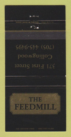 Matchbook Cover - The Feed Mill Collingwood ON 30 Strike