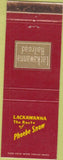 Matchbook Cover - Lackawanna Route Phoebe Snow RR