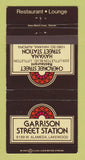 Matchbook Cover - Garrison Street Station Lakewood Colorado Aurora 30 Strike