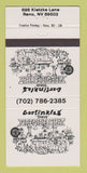 Matchbook Cover - Garfinkles Fireside Chat Reno NV 30 Strike