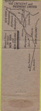 Matchbook Cover - A  and  W P RR West Point Route W Ry AL
