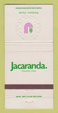 Matchbook Cover - Jacaranda Country Club Plantation FL 30 Strike