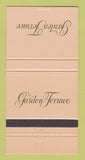 Matchbook Cover - Garden Terrace Georgetown Washington DC 30 Strike