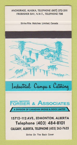 Matchbook Cover - Fortier & Associates Edmonton AB SAMPLE 30 Strike