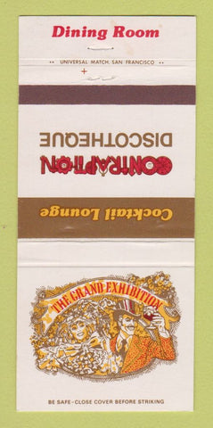 Matchbook Cover - Grand Exhibition Disco Sheraton San Francisco CA 30 Strike