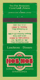 Matchbook Cover - Hob Nob Restaurant Crystal Lake Palantine IL 30 Strike