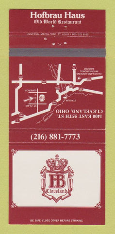 Matchbook Cover - Hofbrau Haus Restaurant Cleveland OH 30 Strike