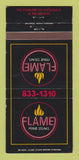 Matchbook Cover - Flame Prime Steaks Oakbrook Terrace Naperville IL 30 Strike