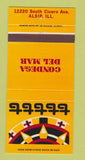 Matchbook Cover - Condesa Del Mar Alsip IL restaurant 30 Strike