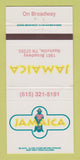 Matchbook Cover - Jamaica Restaurant Nashville TN 30 Strike