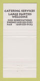 Matchbook Cover - Jamaica Restaurant Nashville TN 30 Strike