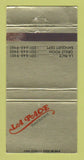 Matchbook Cover - LA Place Restaurant Hackensack NJ WEAR 30 Strike