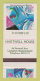 Matchbook Cover - Hartwell House Lexington MA 30 Strike