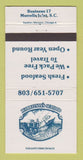 Matchbook Cover - Harrrelson's Seafood Murrells Inlet SC 30 Strike