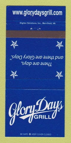 Matchbook Cover - Glory Days Grill  30 Strike