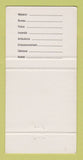 Matchbook Cover - La Binerie A Paulin Restaurant Plantagenet ON 30 Strike