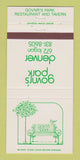 Matchbook Cover - Govnr's Park Denver Colorado 30 Strike